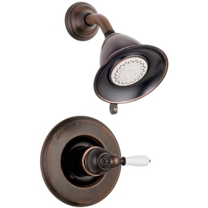 DT14255RBLHP/DR10000UNBX/DH712 Victorian Single Handle Shower Faucet - Venetian Bronze DT14255RBLHP/DR10000UNBX/DH712 Victorian Single Handle Shower Faucet - Venetian Bronze