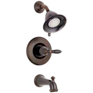 DT14455RBLHP/DH716RB/DR10000UN Victorian One Handle Tub & Shower Faucet - Venetian Bronze DT14455RBLHP/DH716RB/DR10000UN Victorian One Handle Tub & Shower Faucet - Venetian Bronze