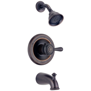 DT14478RBLHP/DH778RB/DR10000UN Leland One Handle Tub & Shower Faucet - Venetian Bronze DT14478RBLHP/DH778RB/DR10000UN Leland One Handle Tub & Shower Faucet - Venetian Bronze