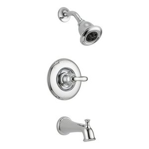 DT14494H2O/DR10000UNBX Linden One Handle Tub & Shower Faucet - Chrome DT14494H2O/DR10000UNBX Linden One Handle Tub & Shower Faucet - Chrome