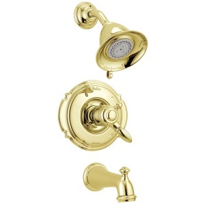 DT17455PB Victorian Tub & Shower Faucet Trim Trim Kit - Brilliance Polished Brass DT17455PB Victorian Tub & Shower Faucet Trim Trim Kit - Brilliance Polished Brass