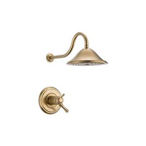 DT17T297CZ/DR10000UNBX Cassidy Single Handle Shower Faucet - Brilliance Champagne Bronze DT17T297CZ/DR10000UNBX Cassidy Single Handle Shower Faucet - Brilliance Champagne Bronze