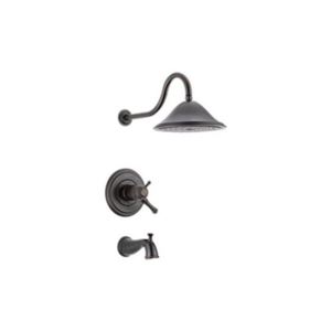 DT17T497RB Cassidy Tub & Shower Faucet Trim Trim Kit - Venetian Bronze DT17T497RB Cassidy Tub & Shower Faucet Trim Trim Kit - Venetian Bronze