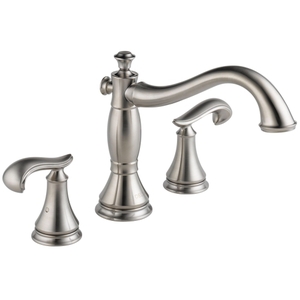 DT2797SSLHP/DR2707/DH698SS Cassidy Deck Mount Tub Faucet - Brilliance Stainless DT2797SSLHP/DR2707/DH698SS Cassidy Deck Mount Tub Faucet - Brilliance Stainless