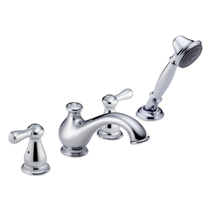 DT4778LHP/DH678/DR4707 Leland Deck Mount With Handshower Tub Faucet - Chrome DT4778LHP/DH678/DR4707 Leland Deck Mount With Handshower Tub Faucet - Chrome