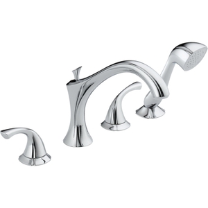 DT4792/DR4707 Addison Deck Mount With Handshower Tub Faucet - Chrome DT4792/DR4707 Addison Deck Mount With Handshower Tub Faucet - Chrome