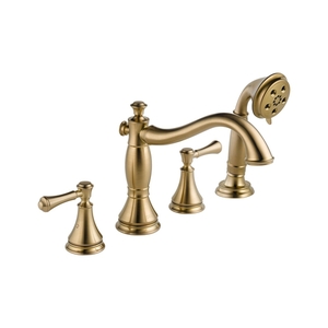 DT4797CZLHP Cassidy Tub Faucet Trim Trim Kit - Brilliance Champagne Bronze DT4797CZLHP Cassidy Tub Faucet Trim Trim Kit - Brilliance Champagne Bronze