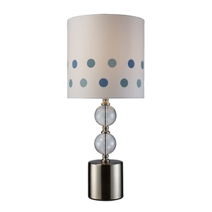 DD1838 Fairfield Table Lamp - Chrome & Clear DD1838 Fairfield Table Lamp - Chrome & Clear