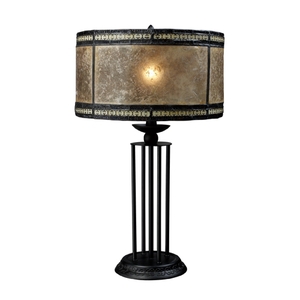DD1849 Mica Filagree Table Lamp - Tiffany Bronze DD1849 Mica Filagree Table Lamp - Tiffany Bronze