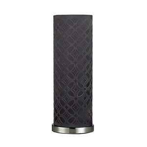 DD2164 Chamberlain Table Lamp - Grey and Black Nickel DD2164 Chamberlain Table Lamp - Grey and Black Nickel