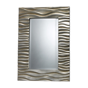 SIDM1927 Transcend Square / Rectangular Mirror - Silver Leaf With Black Antique SIDM1927 Transcend Square / Rectangular Mirror - Silver Leaf With Black Antique