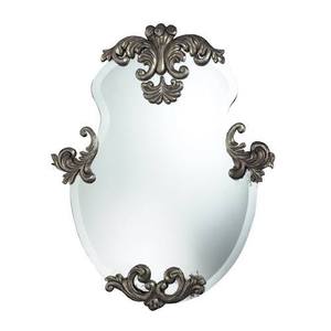 SIDM1972 Monroe Unique Shape Mirror - Smithfield Silver SIDM1972 Monroe Unique Shape Mirror - Smithfield Silver