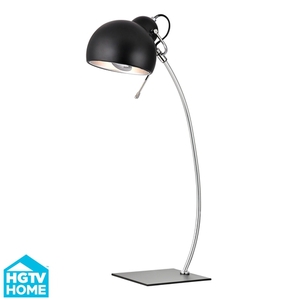 EHGTV333 Home Desk Lamp - Black / Polished Nickel EHGTV333 Home Desk Lamp - Black / Polished Nickel
