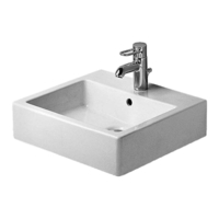 Wall Hung Bathroom Sink 19-5/8 x 18-1/2 x 6-7/8 Wall Hung Bathroom Sink 19-5/8 x 18-1/2 x 6-7/8