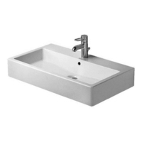 Wall Hung Bathroom Sink 27-1/2'' x 18-1/2'' x 6-1/2'' Wall Hung Bathroom Sink 27-1/2'' x 18-1/2'' x 6-1/2''