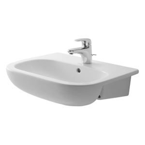 D0339550030 D-Code Self Rimming Bathroom Sink - White D0339550030 D-Code Self Rimming Bathroom Sink - White