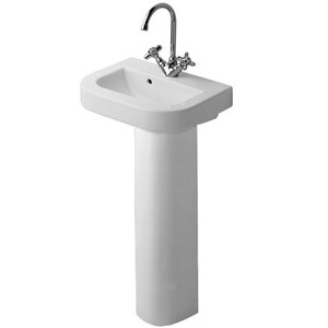 D0417650000/D0863860000 Happy D Pedestal Bathroom Sink - White D0417650000/D0863860000 Happy D Pedestal Bathroom Sink - White