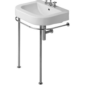 D0030601000/D0417750030 Happy D Console Bathroom Sink - White D0030601000/D0417750030 Happy D Console Bathroom Sink - White