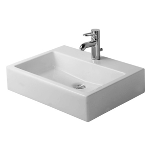 D04546000301 Vero Wall Hung Bathroom Sink - White / WonderGliss D04546000301 Vero Wall Hung Bathroom Sink - White / WonderGliss