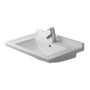D0304700000 Starck 3 Self Rimming Bathroom Sink - White D0304700000 Starck 3 Self Rimming Bathroom Sink - White