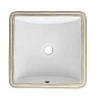 Undermount Bathroom Sink 16'' x 16'' x 6-3/4'' Undermount Bathroom Sink 16'' x 16'' x 6-3/4''
