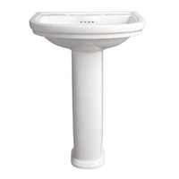 Pedestal Bathroom Sink 36 x 24 x 21-3/8 Pedestal Bathroom Sink 36 x 24 x 21-3/8