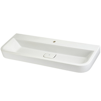 Wall Hung Bathroom Sink 46-3/4'' x 17-7/16'' x 8-9/16'' Wall Hung Bathroom Sink 46-3/4'' x 17-7/16'' x 8-9/16''