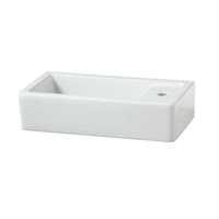 Wall Hung Bathroom Sink 20 x 10 x 6 Wall Hung Bathroom Sink 20 x 10 x 6