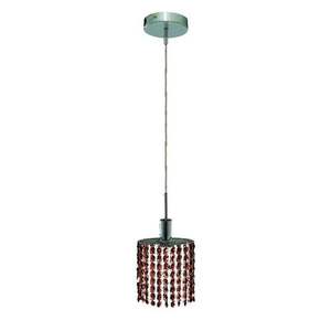 E1281DRETORC Eclipse Mini-Pendant Pendant Light - Chrome with Red Crystals E1281DRETORC Eclipse Mini-Pendant Pendant Light - Chrome with Red Crystals