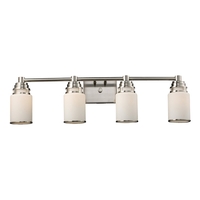 Bathroom Lighting (4 or more bulbs) 32" Width Bathroom Lighting (4 or more bulbs) 32" Width