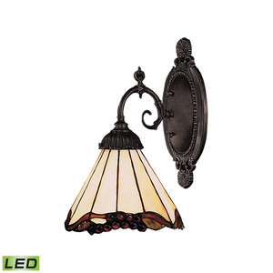 E071TB03LED Mix-N-Match 1 Bulb Wall Sconce - Tiffany Bronze E071TB03LED Mix-N-Match 1 Bulb Wall Sconce - Tiffany Bronze