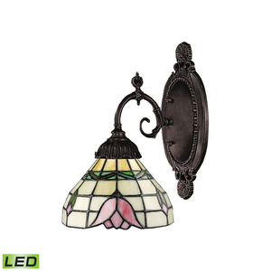 E071TB09LED Mix-N-Match 1 Bulb Wall Sconce - Tiffany Bronze E071TB09LED Mix-N-Match 1 Bulb Wall Sconce - Tiffany Bronze