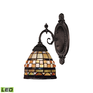 E071TB10LED Mix-N-Match 1 Bulb Wall Sconce - Tiffany Bronze E071TB10LED Mix-N-Match 1 Bulb Wall Sconce - Tiffany Bronze