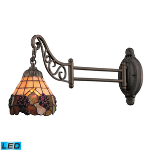 E079TB07LED Mix-N-Match 1 Bulb Wall Sconce - Tiffany Bronze E079TB07LED Mix-N-Match 1 Bulb Wall Sconce - Tiffany Bronze