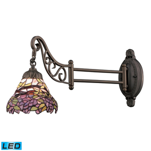 E079TB28LED Mix-N-Match 1 Bulb Wall Sconce - Tiffany Bronze E079TB28LED Mix-N-Match 1 Bulb Wall Sconce - Tiffany Bronze