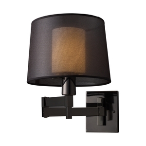D101101 Swingarm Swing Arm Lamp - Black Chrome D101101 Swingarm Swing Arm Lamp - Black Chrome