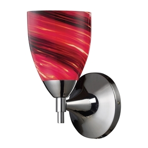 E101501PCA Celina 1 Bulb Wall Sconce - Polished Chrome / Autumn E101501PCA Celina 1 Bulb Wall Sconce - Polished Chrome / Autumn