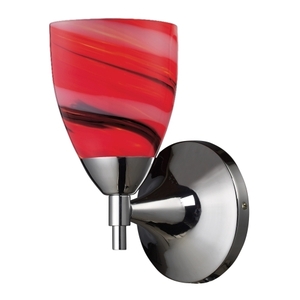 E101501PCCY Celina 1 Bulb Wall Sconce - Polished Chrome / Candy E101501PCCY Celina 1 Bulb Wall Sconce - Polished Chrome / Candy
