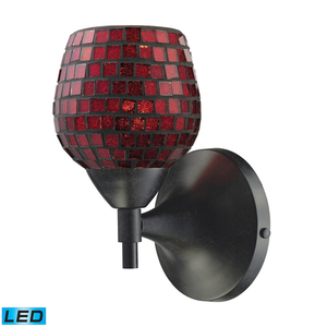E101501DRCPRLED Celina 1 Bulb Wall Sconce - Dark Rust / Copper E101501DRCPRLED Celina 1 Bulb Wall Sconce - Dark Rust / Copper