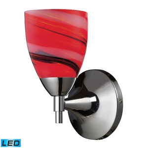 E101501PCCYLED Celina 1 Bulb Wall Sconce - Polished Chrome / Candy E101501PCCYLED Celina 1 Bulb Wall Sconce - Polished Chrome / Candy
