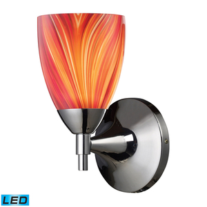 E101501PCMLED Celina 1 Bulb Wall Sconce - Polished Chrome / Multi E101501PCMLED Celina 1 Bulb Wall Sconce - Polished Chrome / Multi