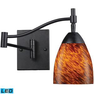 E101511DRESLED Celina 1 Bulb Wall Sconce - Dark Rust / Espresso E101511DRESLED Celina 1 Bulb Wall Sconce - Dark Rust / Espresso