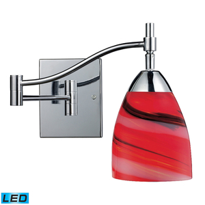 E101511PCCYLED Celina 1 Bulb Wall Sconce - Polished Chrome / Candy E101511PCCYLED Celina 1 Bulb Wall Sconce - Polished Chrome / Candy