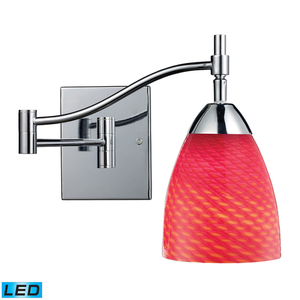 E101511PCSCLED Celina 1 Bulb Wall Sconce - Polished Chrome / Sapphire E101511PCSCLED Celina 1 Bulb Wall Sconce - Polished Chrome / Sapphire