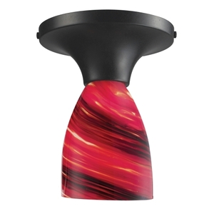 E101521DRA Celina Flush Mount Ceiling Light - Dark Rust / Autumn E101521DRA Celina Flush Mount Ceiling Light - Dark Rust / Autumn