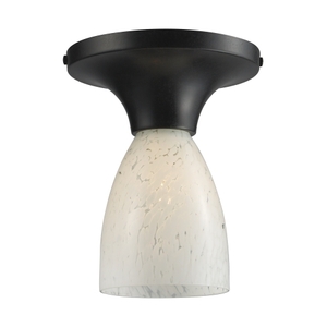E101521DRSW Celina Flush Mount Ceiling Light - Dark Rust / Snow White E101521DRSW Celina Flush Mount Ceiling Light - Dark Rust / Snow White