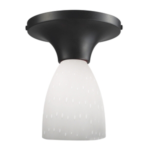 E101521DRWH Celina Flush Mount Ceiling Light - Dark Rust / Simple White E101521DRWH Celina Flush Mount Ceiling Light - Dark Rust / Simple White