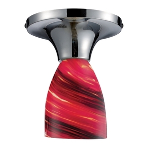 E101521PCA Celina Flush Mount Ceiling Light - Polished Chrome / Autumn E101521PCA Celina Flush Mount Ceiling Light - Polished Chrome / Autumn