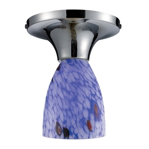 E101521PCBL Celina Flush Mount Ceiling Light - Polished Chrome / Starburst Blue E101521PCBL Celina Flush Mount Ceiling Light - Polished Chrome / Starburst Blue