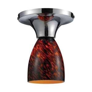 E101521PCES Celina Flush Mount Ceiling Light - Polished Chrome / Espresso E101521PCES Celina Flush Mount Ceiling Light - Polished Chrome / Espresso